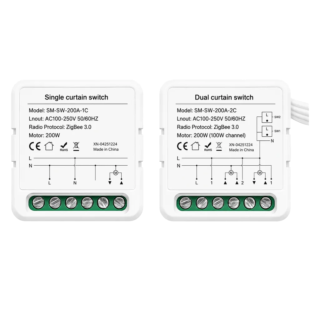 Akubela 1/2 Gang Curtain Module