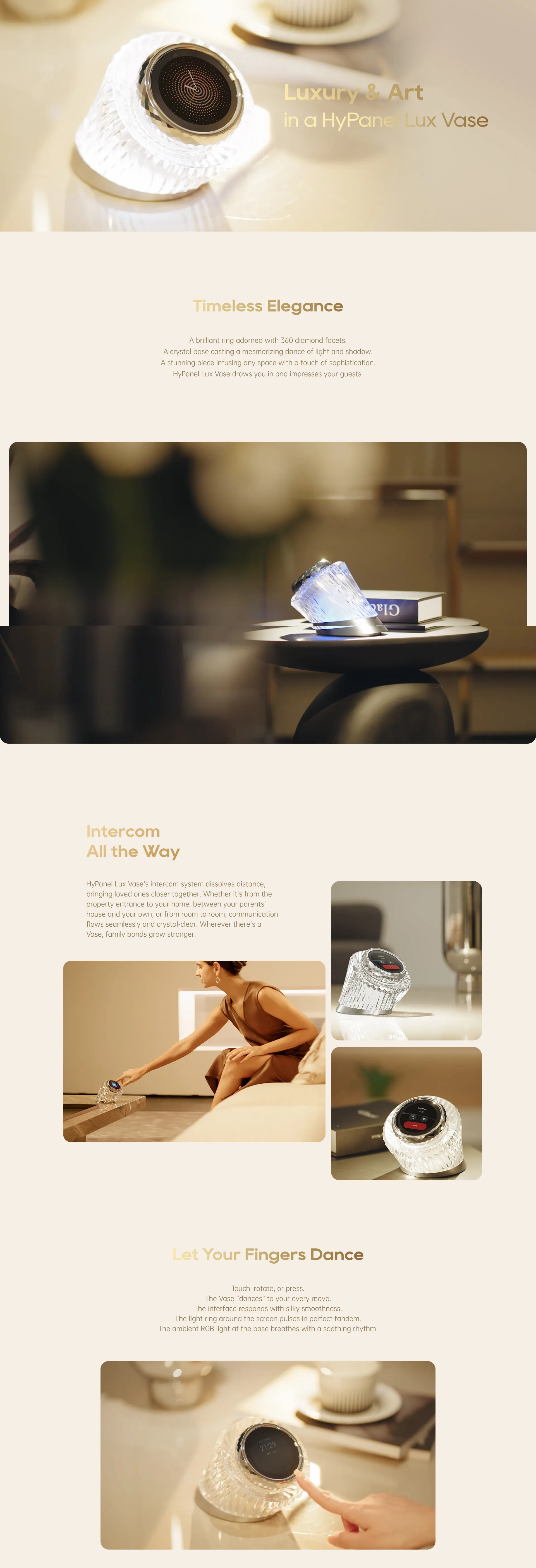 Akubela HyPanel Lux Vase feature