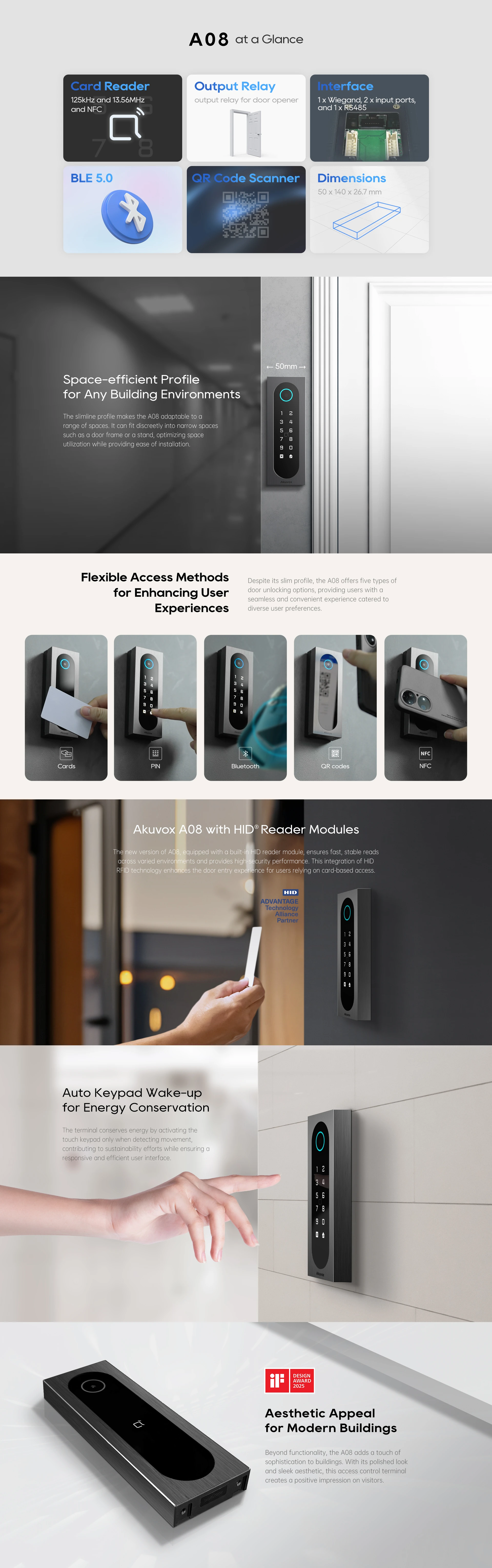 Akuvox A08 features