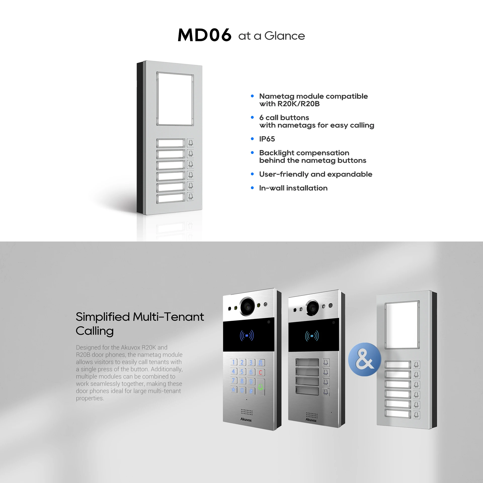 Akuvox MD06 features