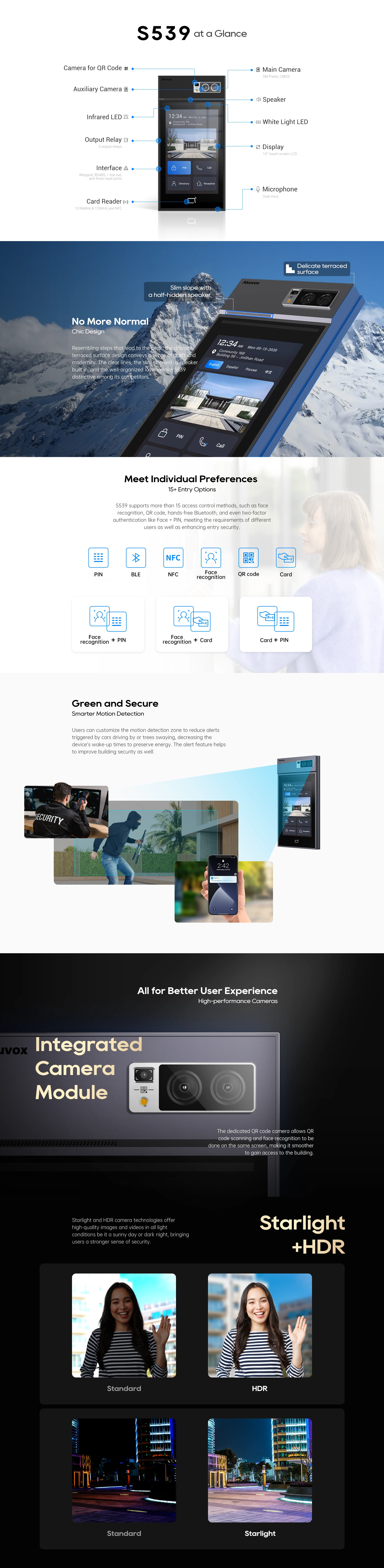 Akuvox S539 features