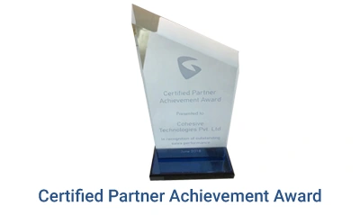 Outstanding Sales Performance — Cohesive Technologies award 2018