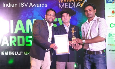Best ROI Focused Solution of the Year — Indian ISV Awards 2016 — Cohesive Technologies award 2016