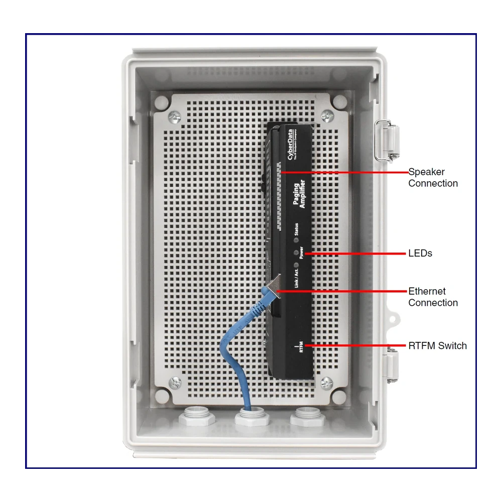 CyberData SIP Loudspeaker Amplifier (PoE) thumbnail 3