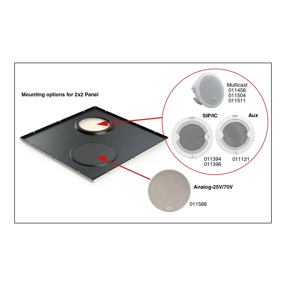 CyberData 2x2 Ceiling Tile Panel thumbnail 3