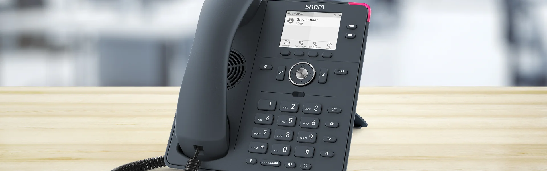 Snom D150 IP Desk Phone Banner