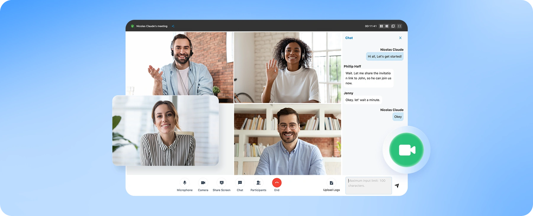 Meet anywhere with HD video conferencing