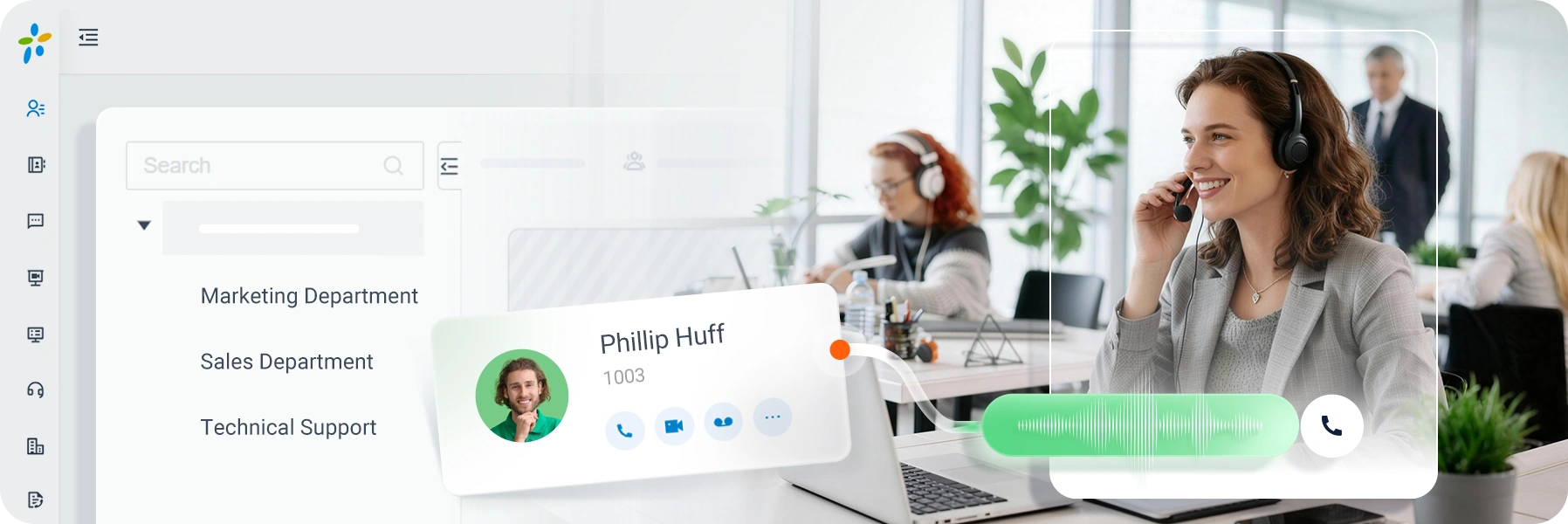 Yeastar enterprise phone system for large organizations