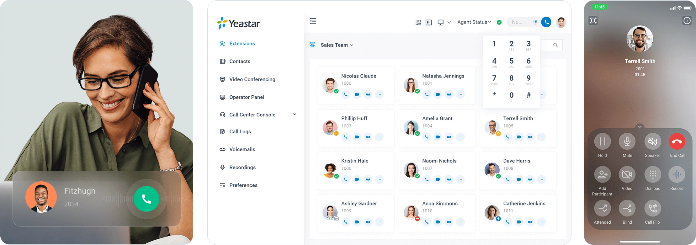 Linkus UC Clients on desktop, mobile and web