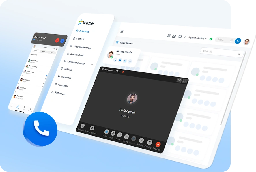 Yeastar self-hosted software PBX system
